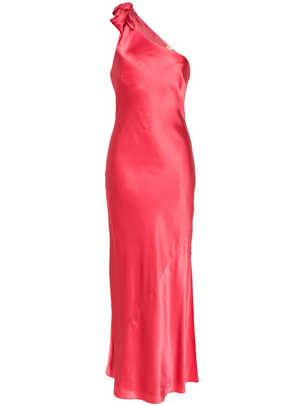 Shop Cult Gaia Kamila One-shoulder Maxi Dress In Pink