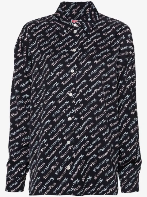 Kenzo Verdy monogram-print shirt