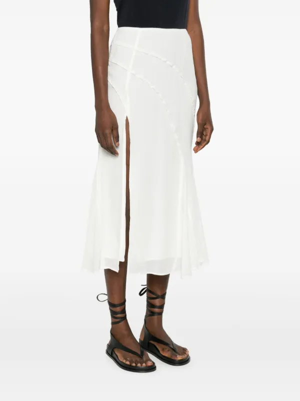 Cult Gaia Dallas high-waisted Midi Skirt | White | FARFETCH
