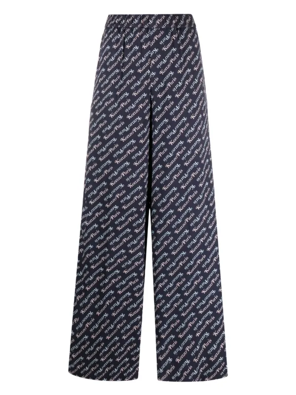 Kenzo A Kenzo By Verdy Twill Wide-Leg Pants KENZO + Verdy
