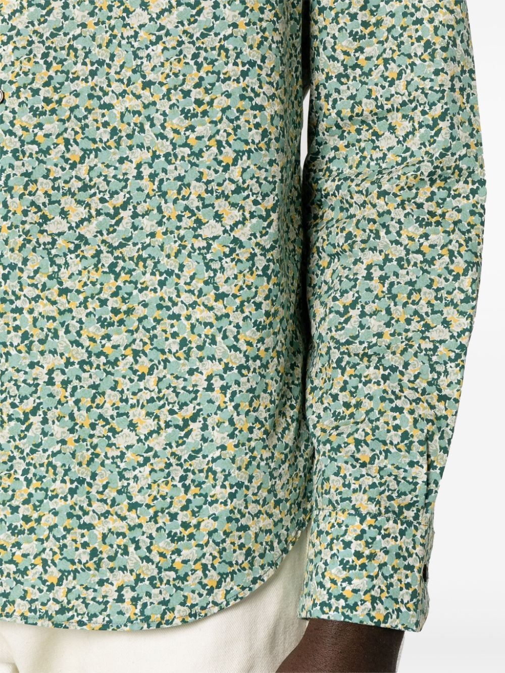 Paul Smith Overhemd met bloemenprint Groen