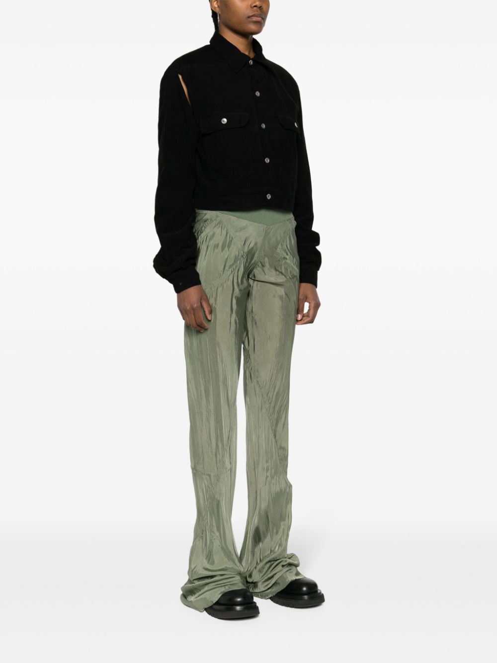 RICK OWENS DRKSHDW CORDUROY SHIRT JACKET 