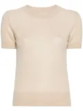 Ermanno Scervino crew-neck cashmere top - Neutrals