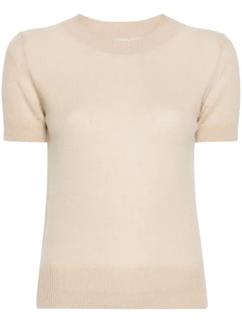 Ermanno Scervino top de cachemira con cuello redondo