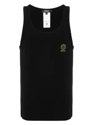 Versace ロゴ タンクトップ | グレー | FARFETCH JP