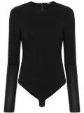 Versace boned crepe bodysuit - Black