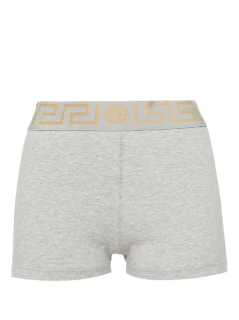 Versace Greca-waistband cotton boyshort