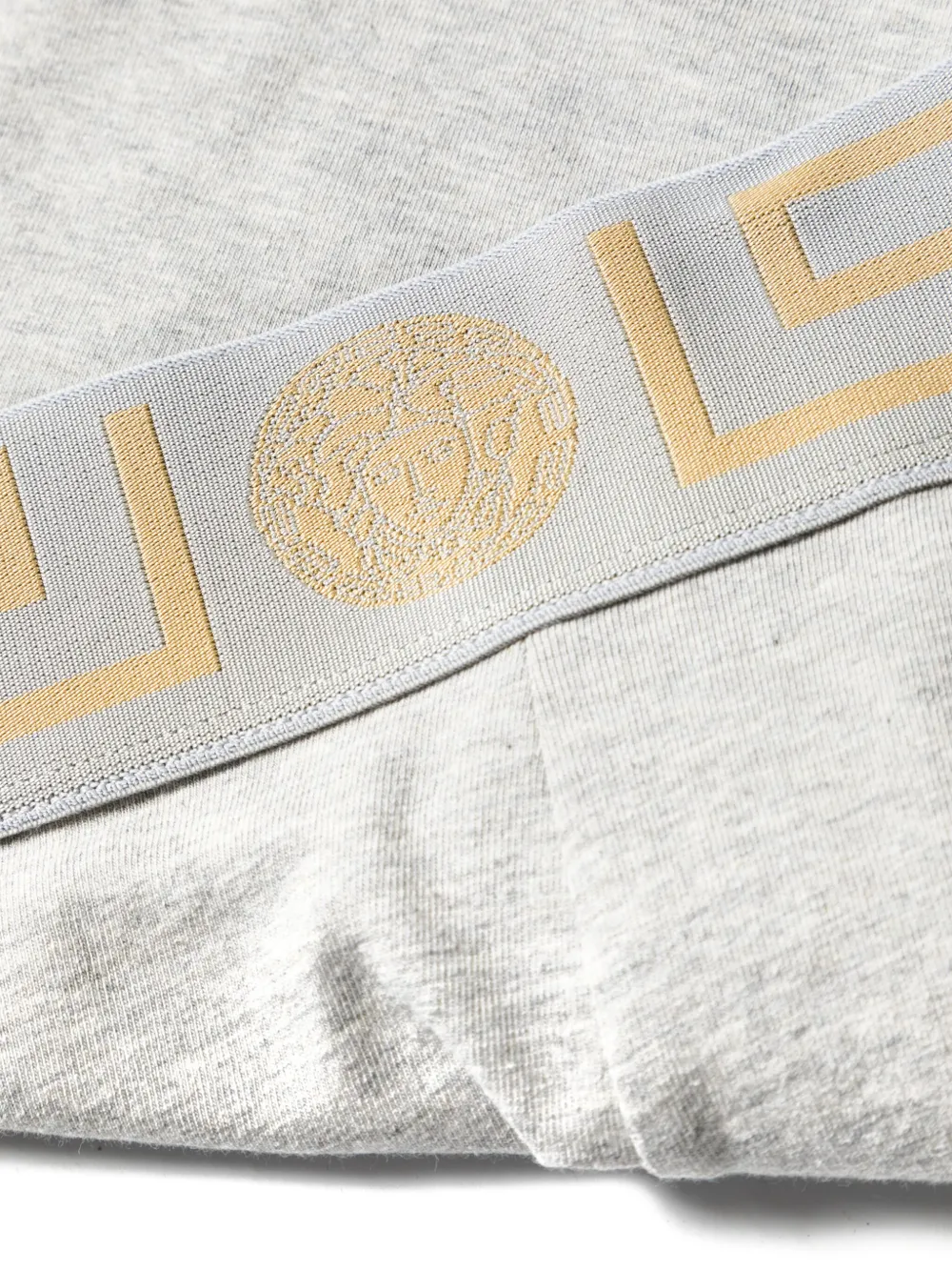  Versace Body Con Cintura Greca - Gris 