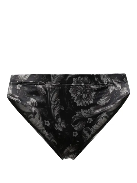 Versace Barocco-print satin briefs