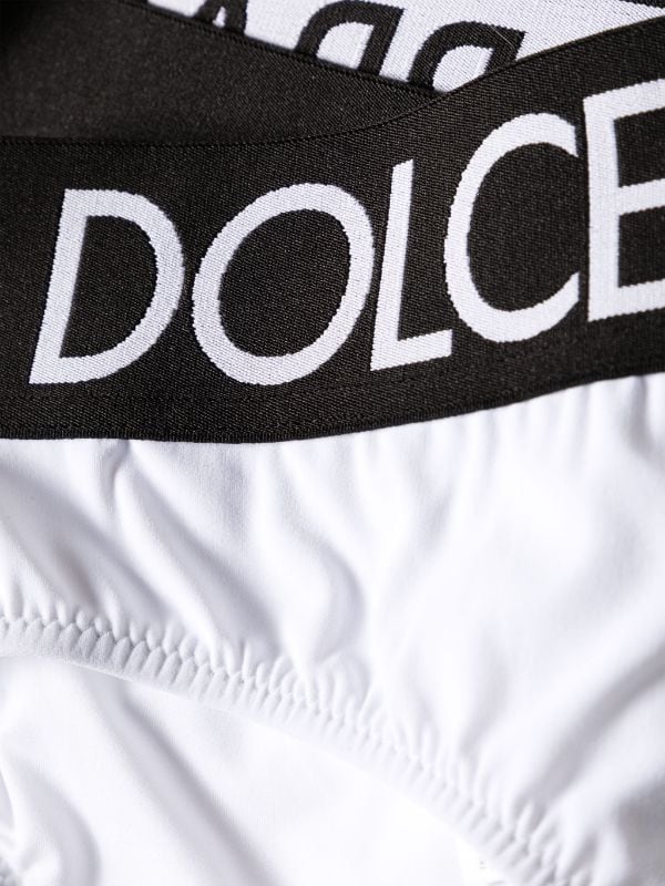 Dolce & Gabbana logo-band Bralette Bikini - Farfetch