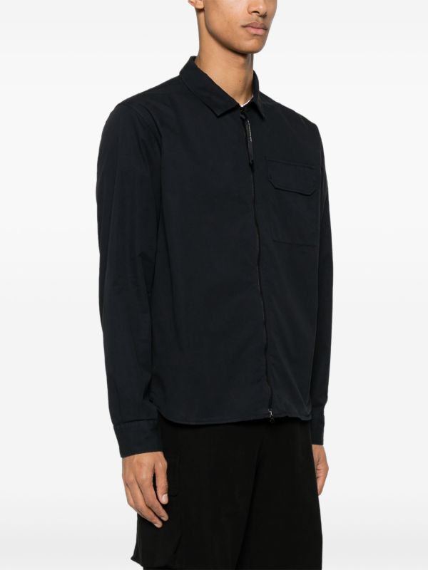 C.P. Company Gabardine Zipped Shirt - Farfetch