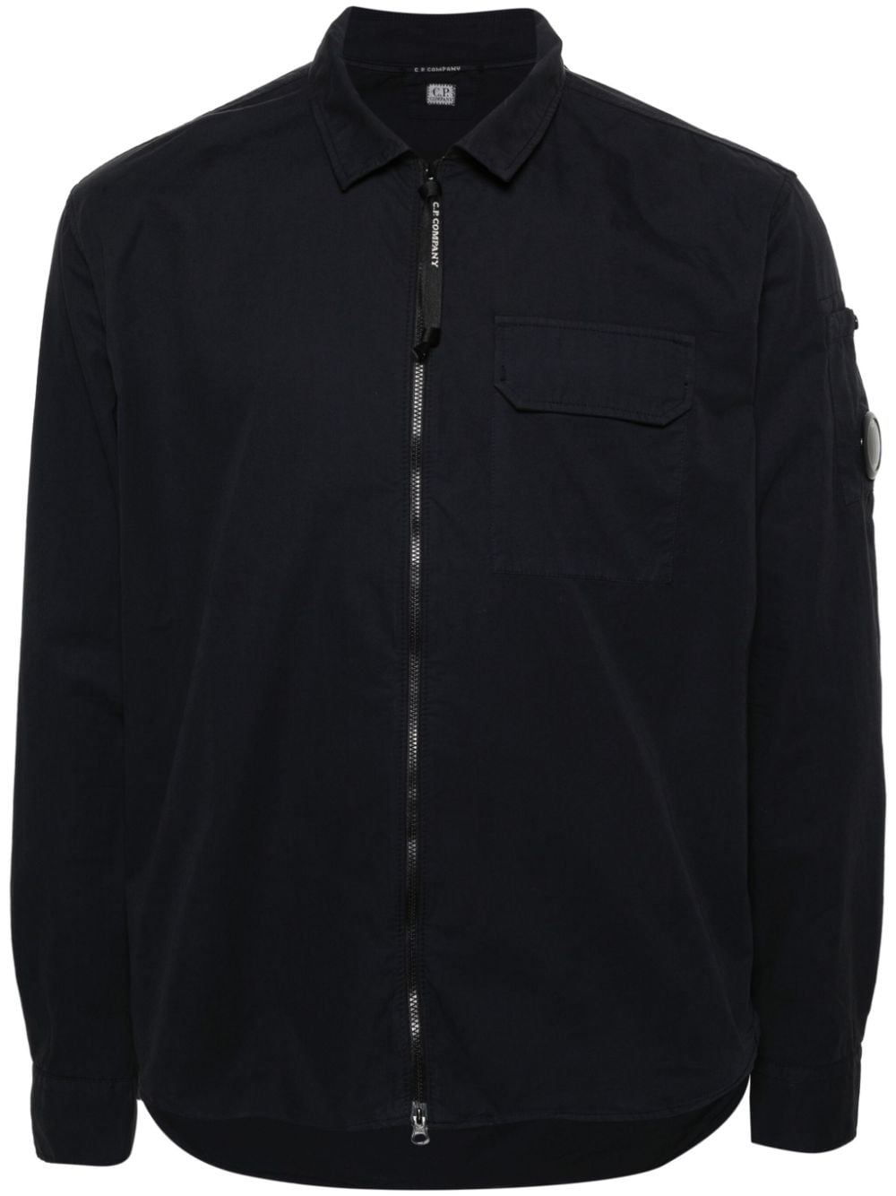 C.P. Company Gabardine Zipped Shirt - Farfetch