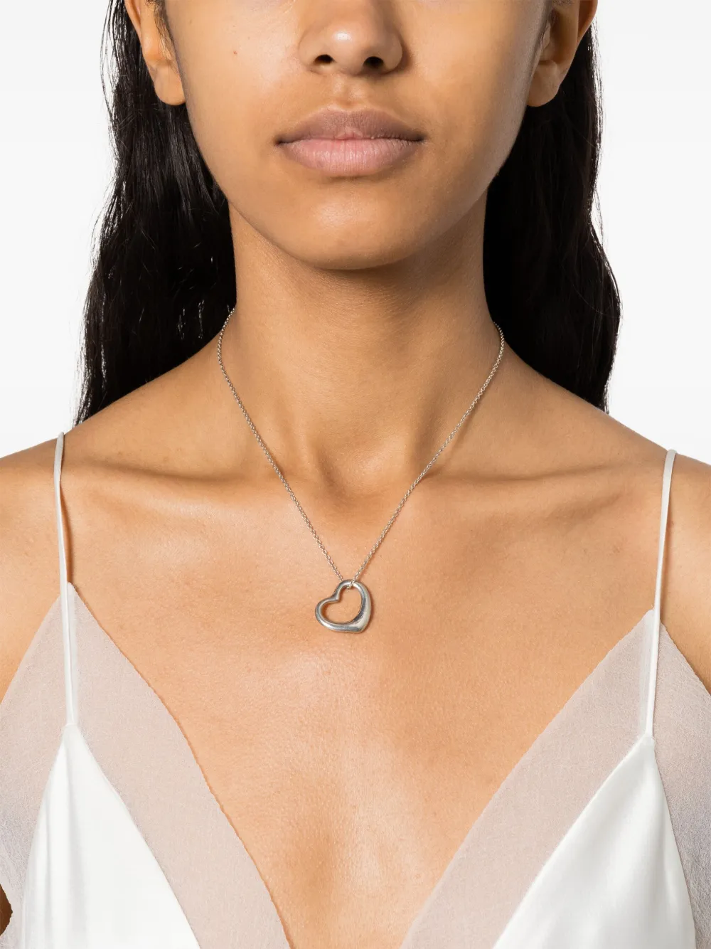 Tiffany & Co. Pre-Owned x Elsa Peretti collier à pendentif Open Heart | Image 2