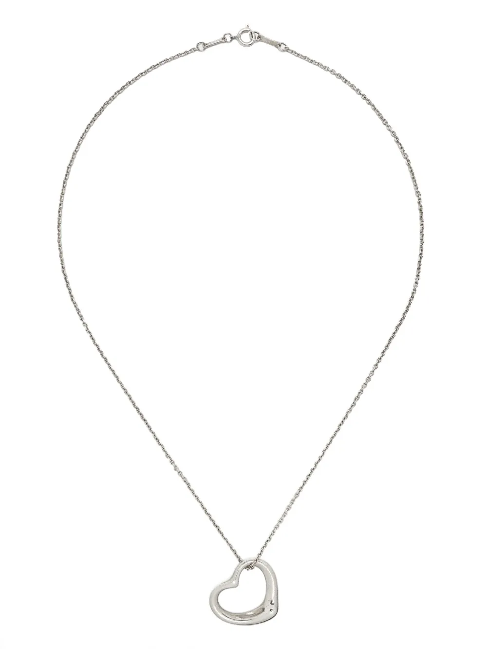 X Elsa Perreti 1980s Open Heart-Pendant Necklace