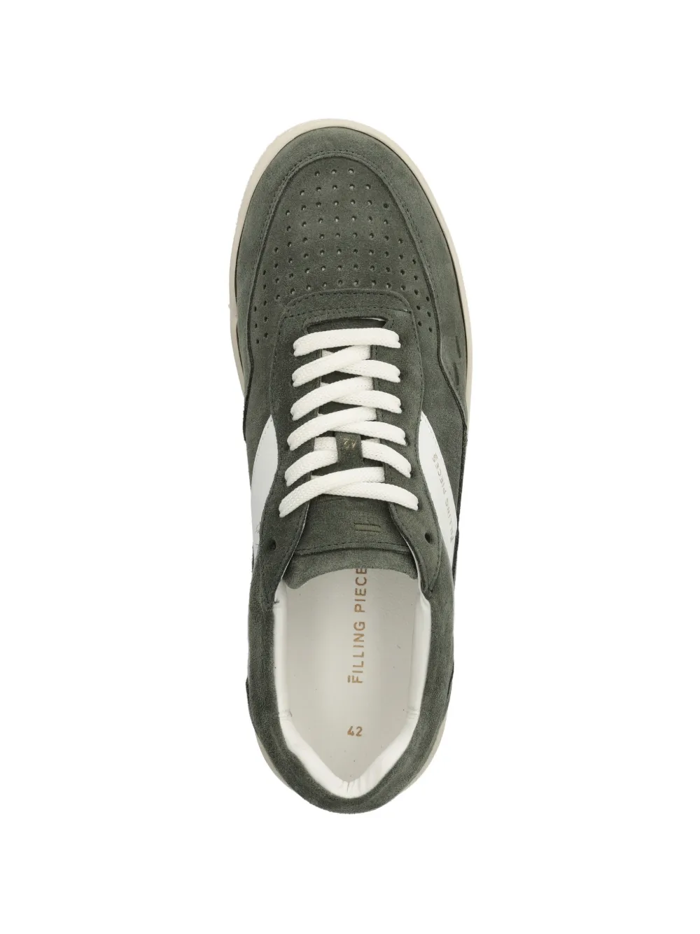 Filling Pieces Sneakers met geperforeerd vlak Groen