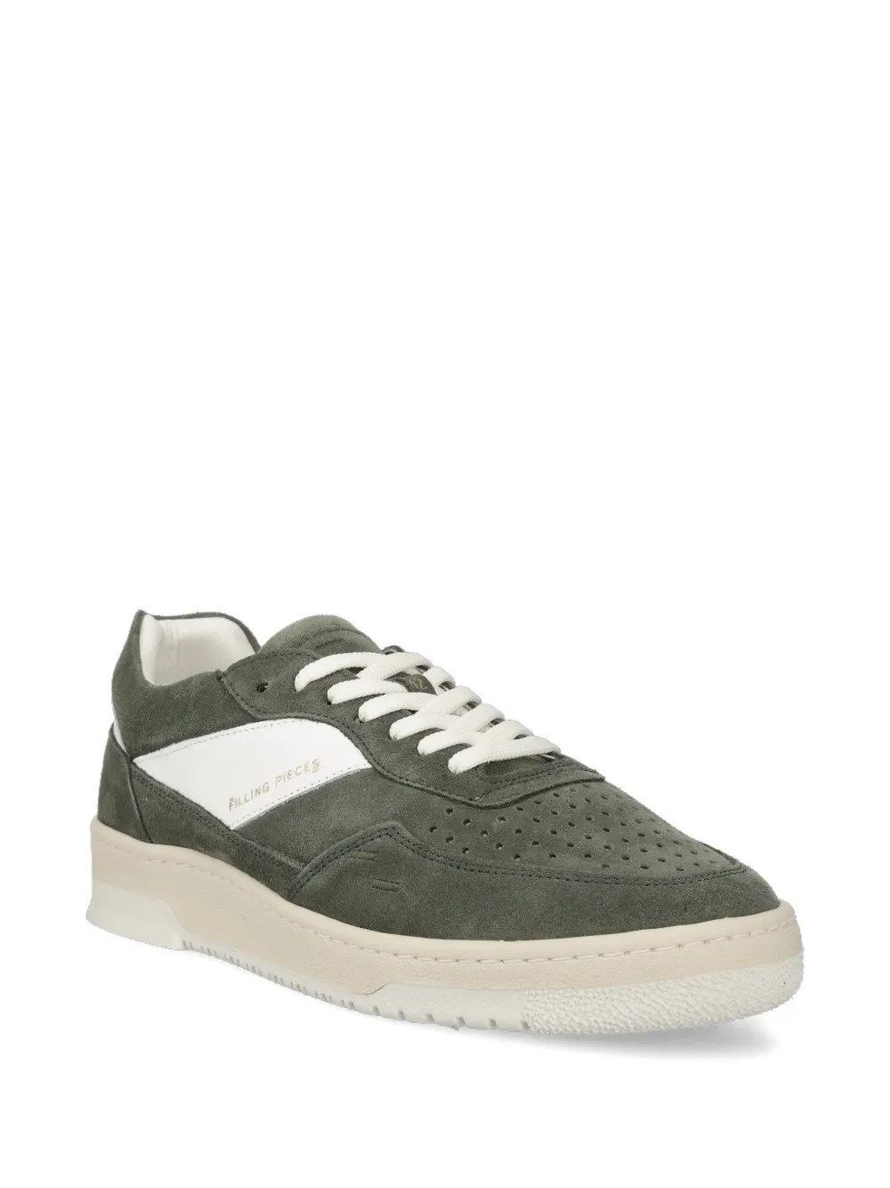 Filling Pieces Sneakers met geperforeerd vlak Groen