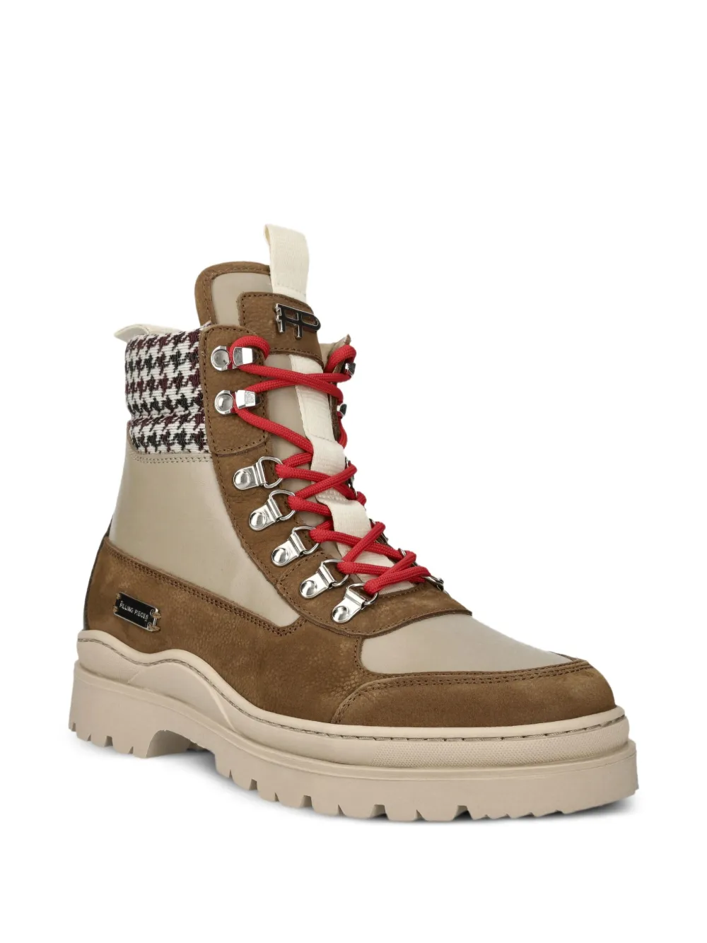 Filling Pieces houndstooth-panel lace-up boots | Ankle Boots | Image 2