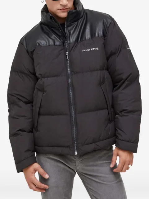 Filling Pieces paneled puffer jacket