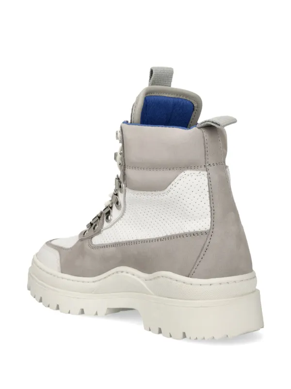 Filling Pieces バイカラー アンクルブーツ | ホワイト | FARFETCH JP