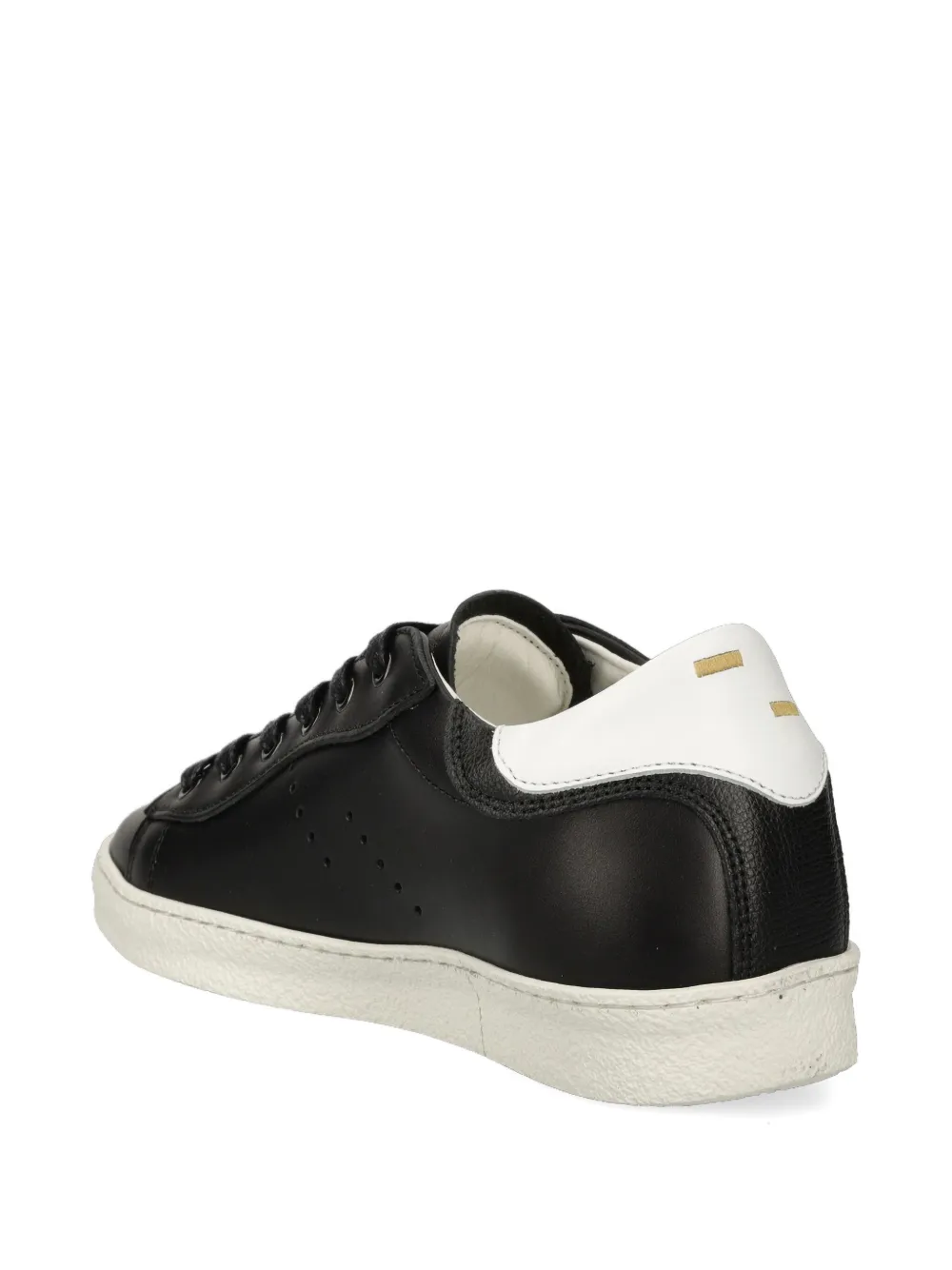 Filling Pieces Sneakers met geperforeerde vlakken Zwart