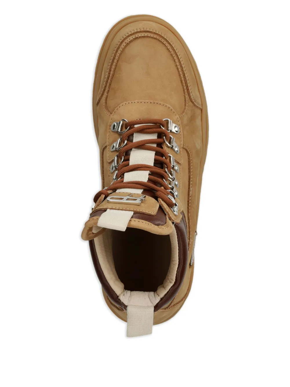 Filling Pieces Combat boots met veters Beige