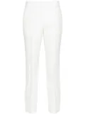 Ermanno Scervino pressed-crease cady tapered trousers - White