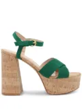 Gianvito Rossi Bebe 120mm leather sandals - Green