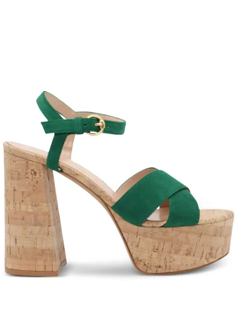 Gianvito Rossi Bebe 120mm leather sandals