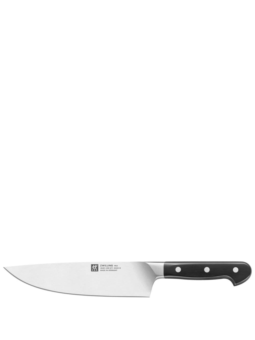 Zwilling Stainless Steel Chef Knife In Black