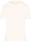 Maison Margiela wool-cashmere blend top - Pink