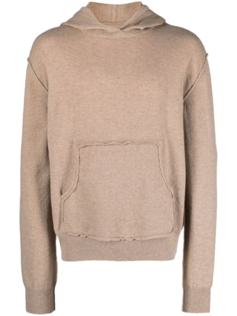 Maison Margiela wool-cashmere blend hoodie Men