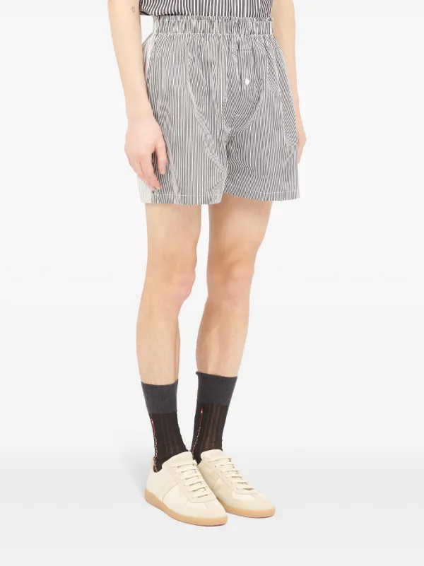 Maison Margiela ストライプ ショートパンツ | ホワイト