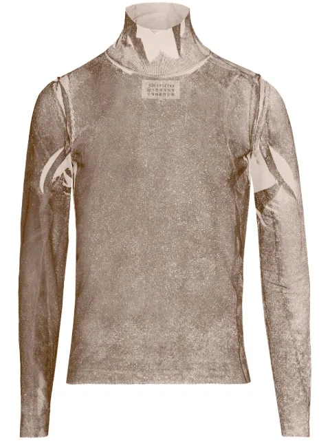 Maison Margiela haut Semigraphic en soie