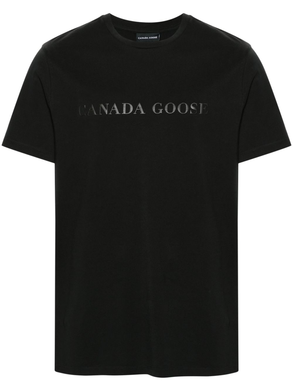 Shop Canada Goose Emersen Cotton T-shirt In Black