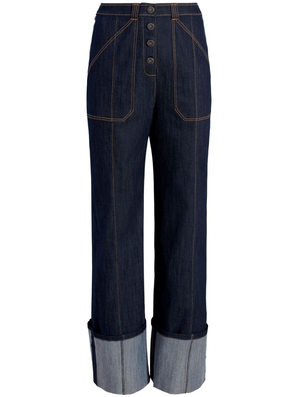 Cinq A Sept Benji high waist flared jeans Blauw
