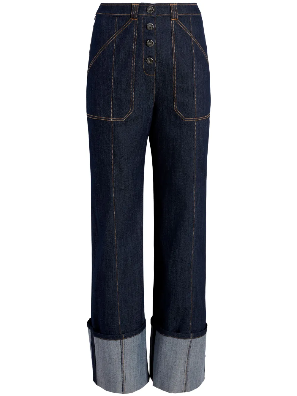 Cinq A Sept Benji high waist flared jeans Blauw