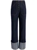 Cinq A Sept Benji high-rise flared jeans - Blue