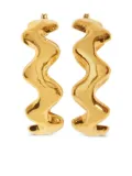 Patou Wave hoop earrings - Gold