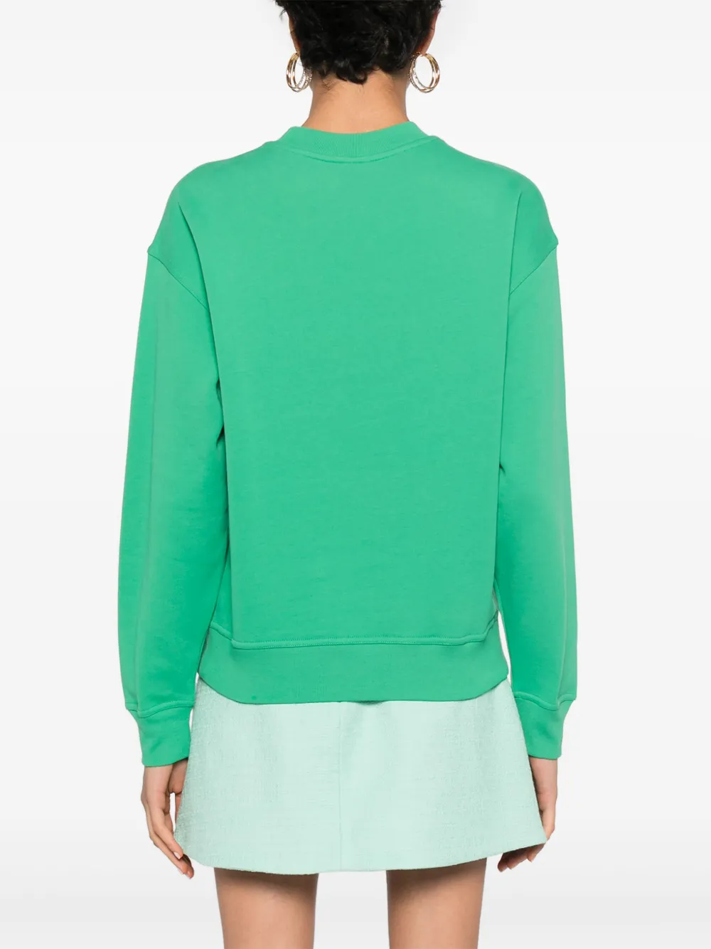 Shop Patou Jp-patch Sweatshirt In Green