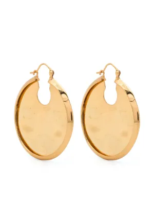 Patou | クリスタル＆ブラス ウォーターフォール ピアス
