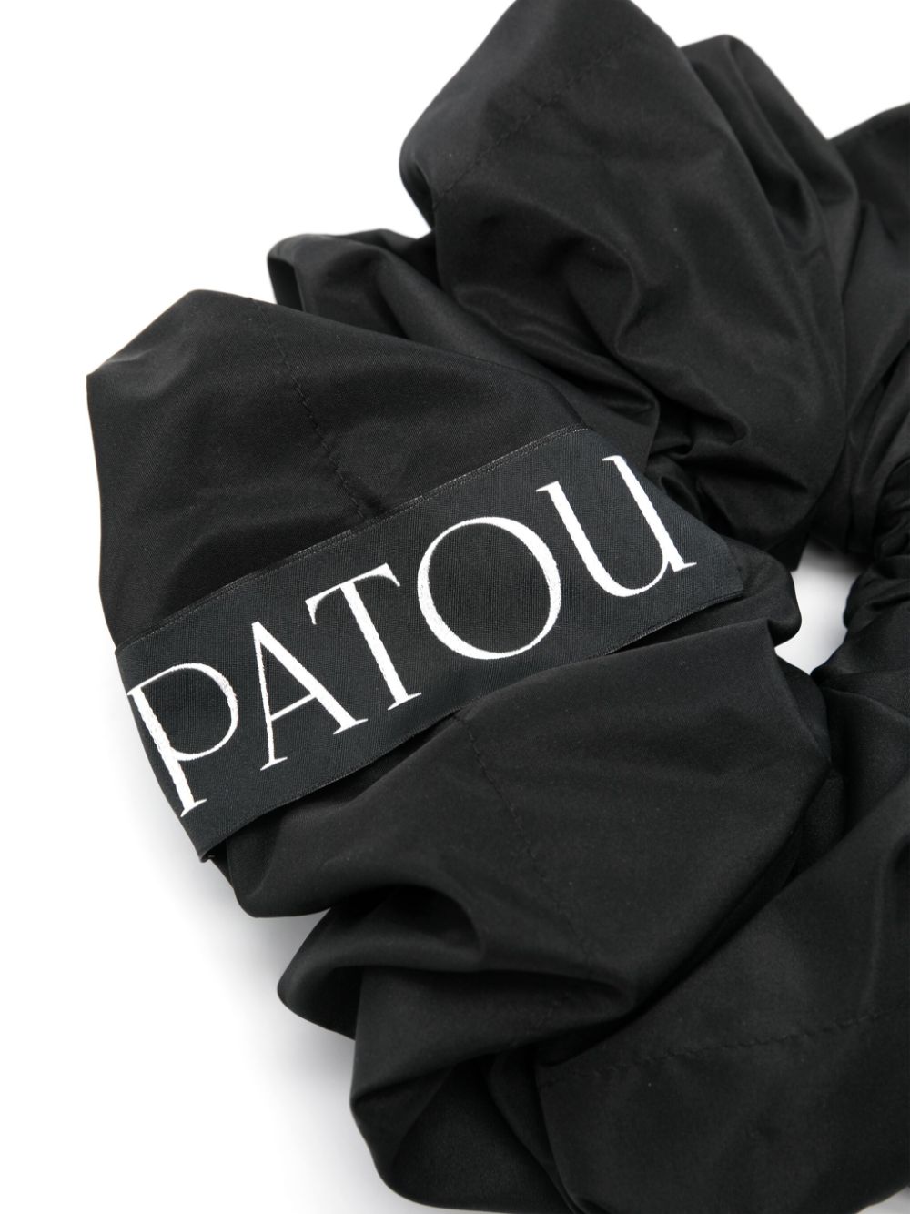 Patou Large Patou cotton scrunchie - Zwart