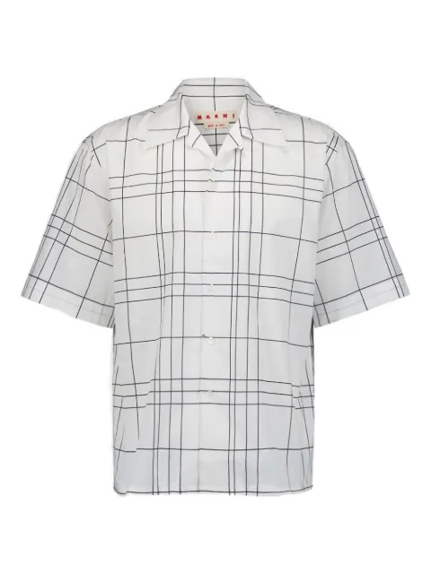 Marni check-pattern short-sleeve shirt