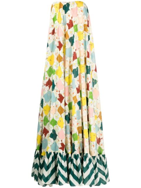 ALEMAIS Everly floral-print maxi dress