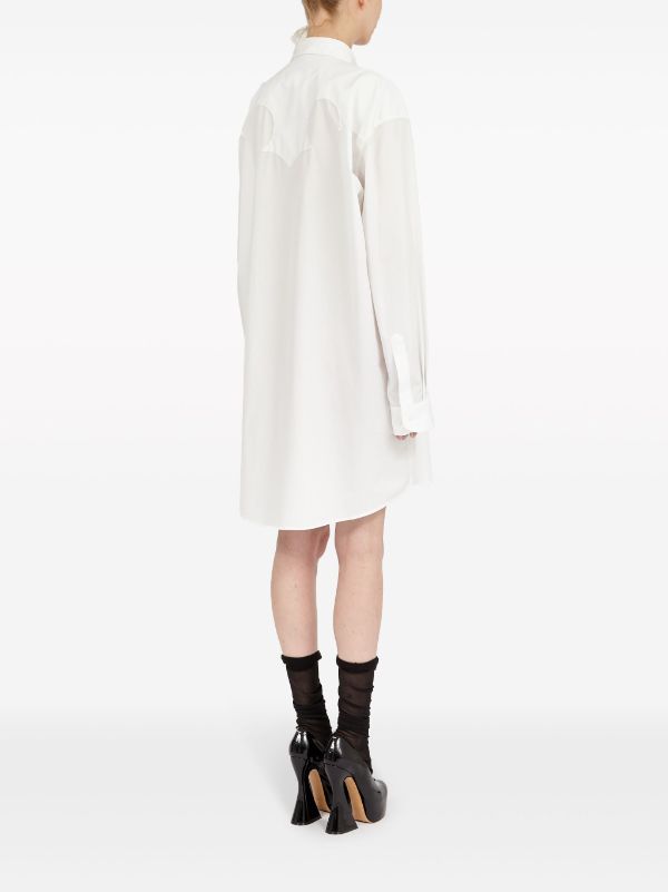 Cos white shirt outlet dress