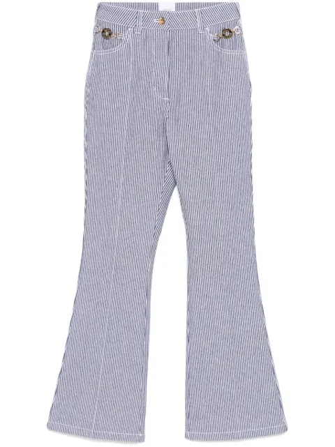 Patou striped flared trousers