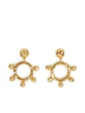 Patou faux-pearl embellished drop earrings - Gold