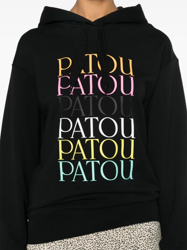 PATOU ブラック ロゴパーカー PATOU ブラック ロゴパーカー