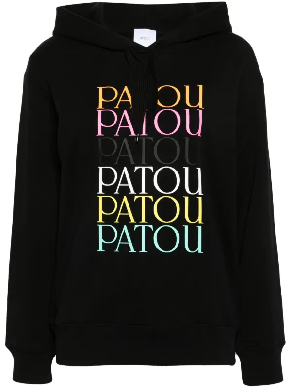 PATOU ブラック ロゴパーカー PATOU ブラック ロゴパーカー