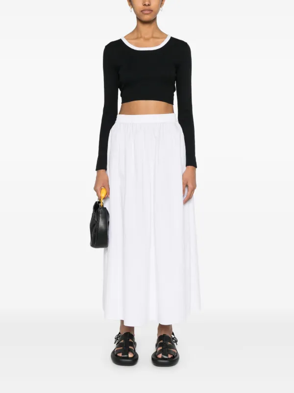 Patou クロップド トップ | ブラック | FARFETCH JP