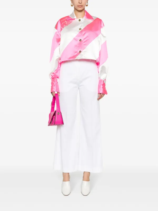 Patou Iconic ワイドパンツ | ホワイト | FARFETCH JP